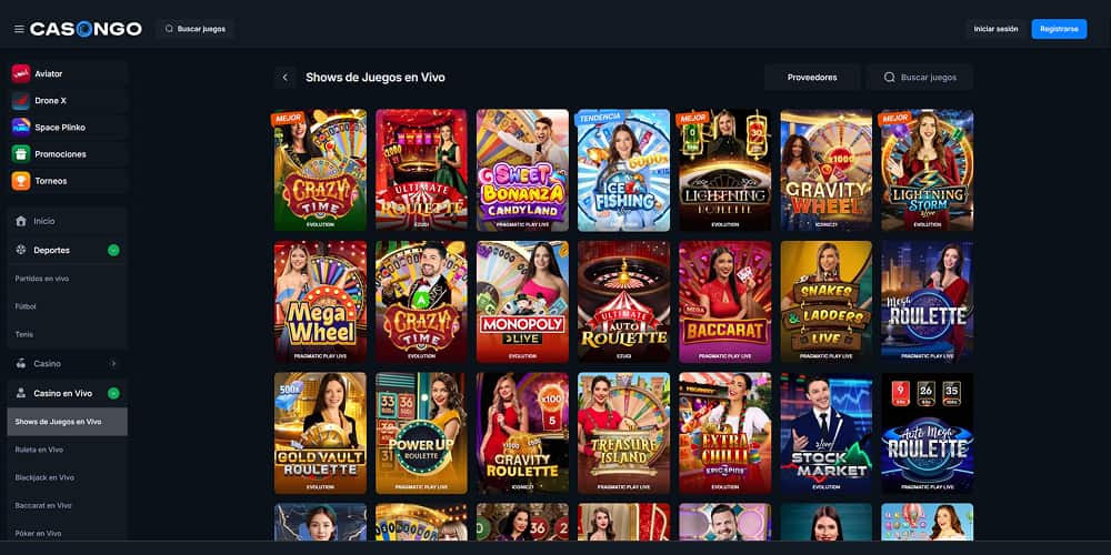 Casongo casino en vivo