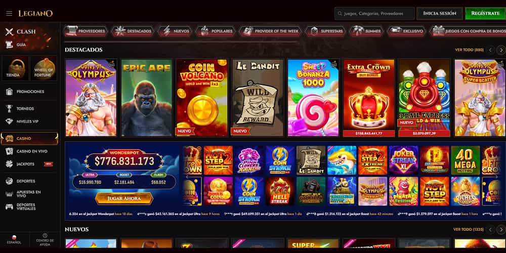 Legiano casino pagina inicio
